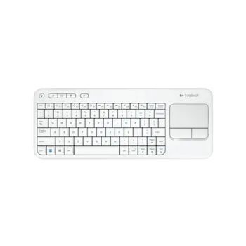 

Logitech Wireless Touch Keyboard K400 Spanish QWERTY Bluetooth Keyboard White