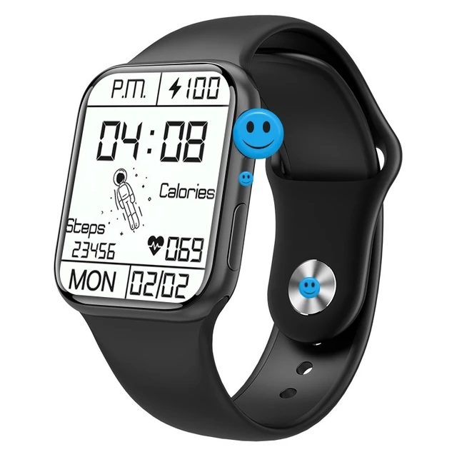 Smart watch M26 plus series 6 with wireless charging, smart bracelet with active 44mm screen button with 50 dials Smart watch M26 plus Black