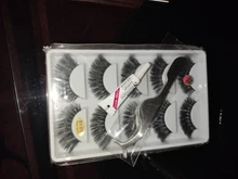 Pestañas postizas efecto 3D, extensión de pestañas de pelo largo de visón, efecto de belleza natural de 3 pares, N.º X11