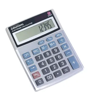 

Calculator 12 digit solar charging Grundig