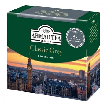 

Tea Ahmad "classic gray", black with bergamot, 40 bags