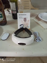 Masajeador eléctrico de pulso para espalda y cuello, herramienta de relajación para el cuidado de la salud, masajeador Cervical inteligente con calefacción por infrarrojos