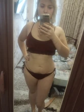 Bandage Swimwear Bikini Biquini Bathing-Suit Beachwear Mini Thong Push-Up Shiny Micro