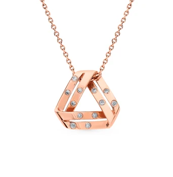 

Gold pendant with diamonds sunlight sample 585