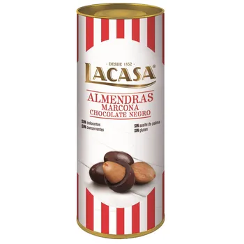 

Lacasa almond pot Marcona Chocolate black · 130g.