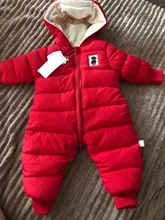 Ins 2021 otoño e invierno Bebé ropa de bebé nuevo bebé niños gruesa mono de algodón de manga larga de las niñas mameluco con capucha 3-12 meses