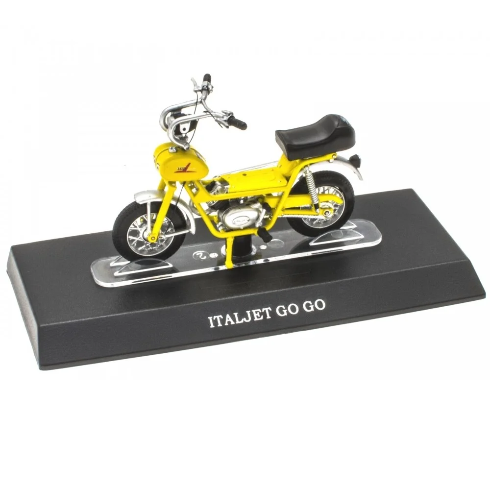 Modelli Leo, Italjet Go Go, Scala 1:18 Ca. 10 Cm. Lungo, Metallo Pressofuso In Miniatura E Plastica, Collezione Scooter, Collezione Scooter, Presentaz