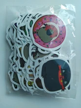 Pegatinas de Anime para teléfono móvil, pegatinas de dibujos animados de Galaxy Stars Fantasy, varios estilos, para portátil, equipaje, guitarra, funda, Skateboard, bicicleta, 35 Uds.