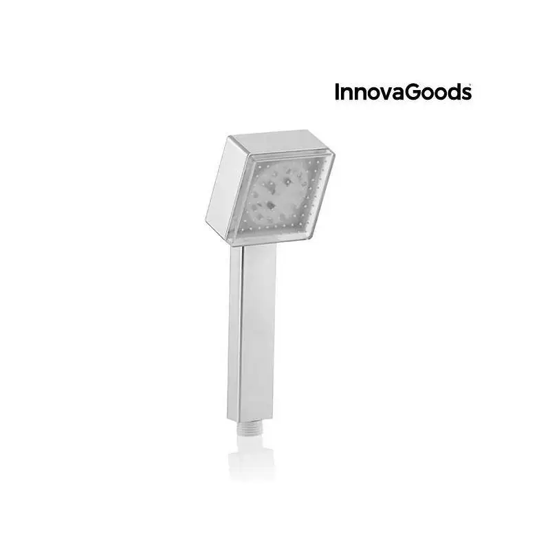 Ecoducha светодиодный с датчиком температуры квадратный InnovaGoods