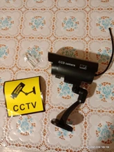 Cámara ficticia falsa CCTV seguridad al aire libre impermeable pato señuelo IR LED Flash wifi Led rojo maniquí cámara de videovigilancia