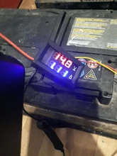 Voltmeter Led-Amp Digital High-Quality 100v 10a Blue DC Red Dual