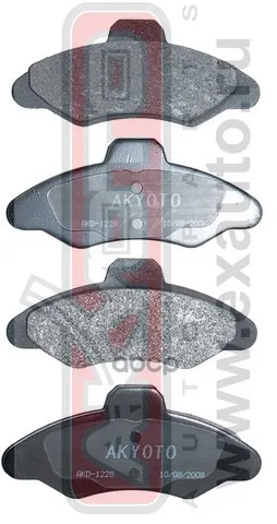 Колодки Тормозные Дисковые Передние AKYOTO арт. AKD-1228