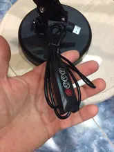 Lámpara de escritorio de lupa plegable profesional, luz LED de lectura con tres modos de atenuación, fuente de alimentación USB, 5 aumentos