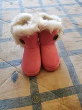Snow-Boots Kids Child Shoes Toddler Girls Winter Princess Warm for New Non-Slip Flat