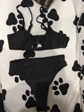 Bikini brasileño de cintura alta para mujer, traje de baño Sexy con estampado de leopardo, conjunto de Bikini con anillo, traje de baño de 2 piezas para verano 2021
