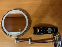 Bathroom Mirror Led Touch Dimming Adjustable Magnification