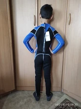 Trajes de neopreno de 2,5 MM para niños, trajes de buceo de manga larga, para niños y niñas, surf, protección contra sarpullidos, Snorkel de una pieza, h1