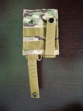 Bolsa Molle de nailon de 9mm, bolsa táctica doble de doble pistola para revistas, cierre la funda para caza militar Glock 1911 HK USP Mag