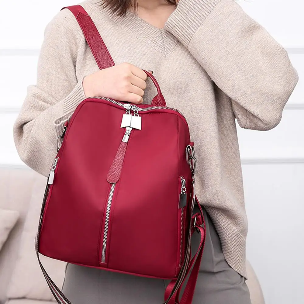 Phil Bag Store Модный женский водонепроницаемый рюкзак Оксфорд Противоугонный Большой