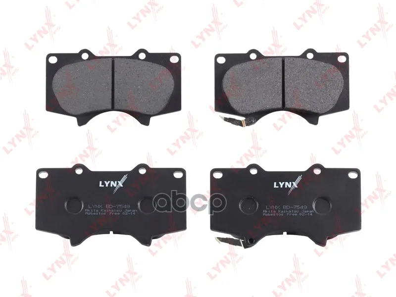 Тормозные Колодки Дисковые Lynxauto Bd7549 LYNXauto арт. BD7549