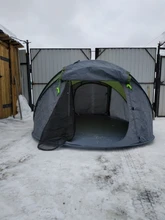 HUI LINGYANG-tienda de campaña para exteriores, carpa automática para acampar, senderismo, impermeable, grande, familiar, abierta