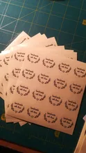 160 unids/lote ronda amor garland hecho a mano con amor DIY decorativo pegatinas de papel Kraft blanco sellado transparente etiqueta engomada de la etiqueta