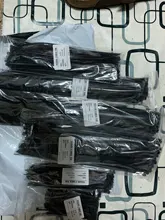 Sujetacables de nailon de 100mm, 150mm, 200mm, 250mm, 300mm, color blanco y negro, Cable de bloqueo automático, tirantes de alambre, venta al por mayor