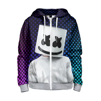 

Children's sweatshirt 3D with zipper Marshmello