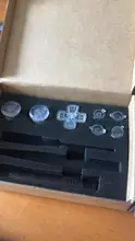 Placa de luz LED para PS4, controlador inalámbrico, botón de bricolaje, placa de luz LED analógica, piezas de reparación de mango de juego