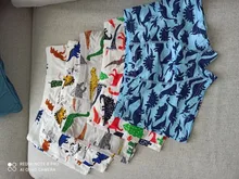 Ropa interior de algodón para bebés, pantalones cortos de dibujos animados de dinosaurios, para niños pequeños, 5 uds.
