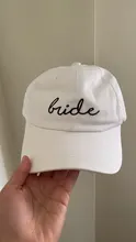 MYZOPER-gorra de béisbol de Color sólido para adulto, sombrero ajustable con letras de la novia, informal, 2019