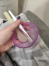 Cuenco de mascarilla para maquillaje, 3 uds., Kit de cucharita herramienta, color aleatorio casero