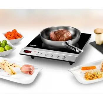 

Unold 58255 cooktop black, silver flat surface 1 induction cooker (i)