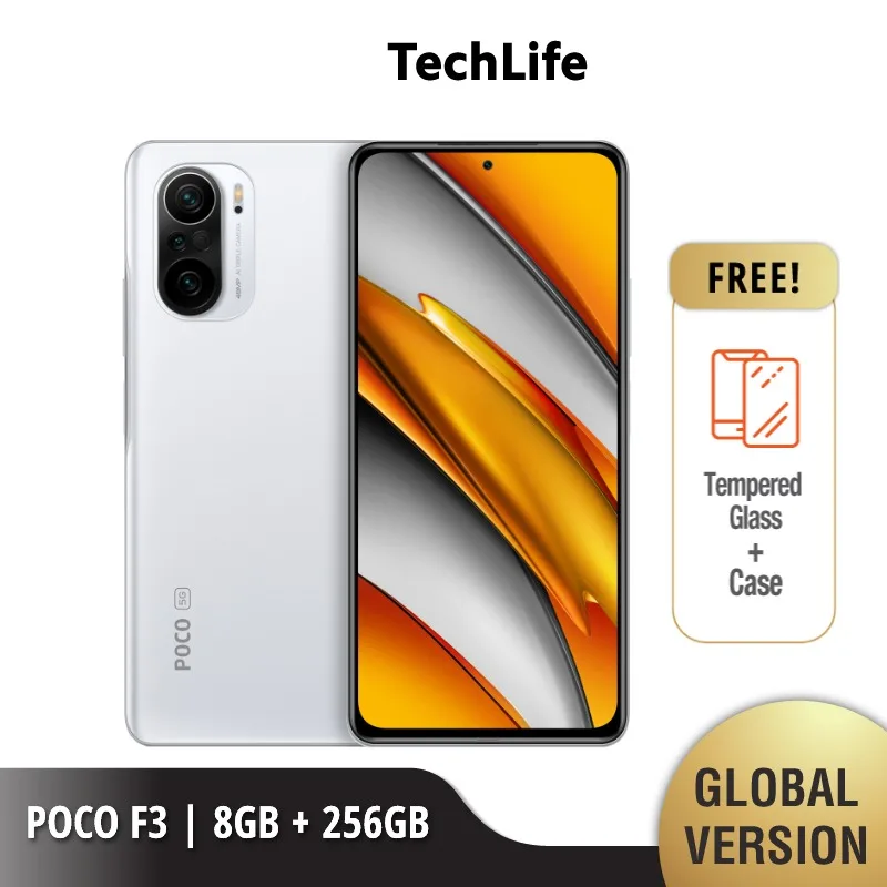 [Global Version] POCO F3 8GB RAM 256GB ROM (Brand New / Sealed) Snapdragon 870 Smartphone Mobile Phone Free Shipping