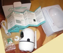 Cámara IP inalámbrica para el hogar, red de videovigilancia con wifi para seguridad, seguimiento automático inteligente, en la nube, HD 1080P