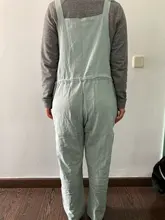 Camiseta de mujer, peto, mono holgado de talla grande para mujer, peto con bolsillos de mono, pantalones sin mangas de talla grande S-3XL 2020