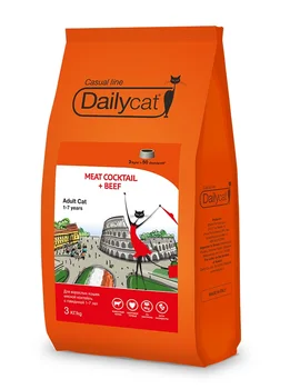 

Dailycat casual line meat cocktail with beef D/cats Meas. Cocktail. With говядиной-3 kg x 1 pc