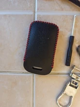 Funda de cuero con 3 botones para llave de coche, Funda de cuero colorida para Chery Tiggo llegada, funda de llave a distancia inteligente, accesorios para Interior de coche