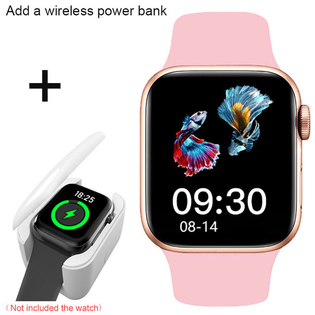 Smart Watch Men Women Smartwatch Wireless Charging Dial Calls DIY Face Heart Rate Body Temperature Monitor Fitness Bracelet