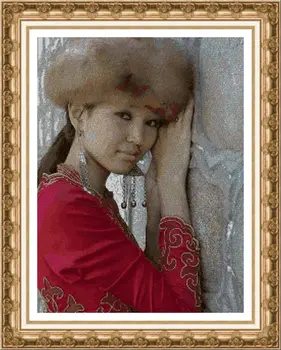 

CROSS STITCH KIT PANDATHREAD Ethnic and Tribes 1733