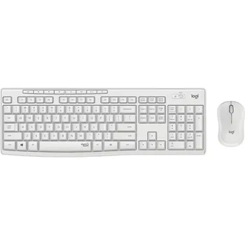 

Logitech MK295 Silent Wireless Combo Wireless RF keyboard QWERTY us International White