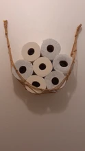 Rope-Holder Pocket-Rack Toilet-Paper Hanging Storage Bathroom-Decor Nordic Hotel 