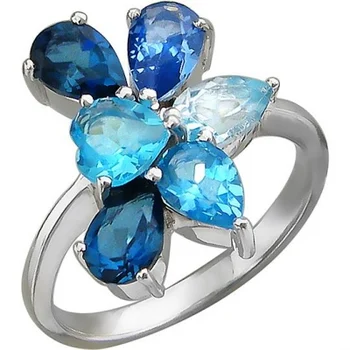 

Esthete ring with Topaz in silver