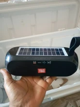 Music-Box Column Loudspeaker Altavoces Solar-Charging Stereo Outdoor Waterproof Portable