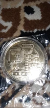 Moneda de Bitcoin creativa, recuerdo bañado en oro, regalo de colección, Bit Ethereum, Litecoin, colección de arte, moneda conmemorativa física