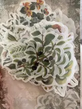 60 unidades/Paquete de pegatinas de flores para decoración, bricolaje, álbum diario, planificador, pegatinas, papelería, etiqueta adhesiva para útiles escolares