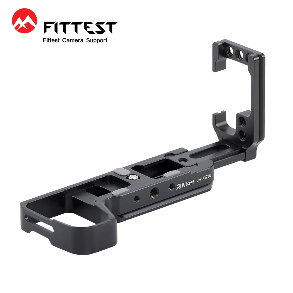 FITTEST Handgrip for Fujifilm X-S10 Camera LB-XS10 Extendable Quick Release L-plate Metal Tripod Mount Cage