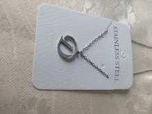 DOTIFI para las mujeres A-Z alfabeto carta colgante collares personalización collar de acero inoxidable Glamour joyas