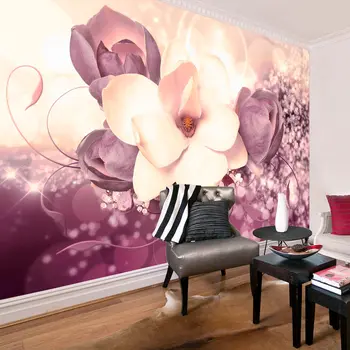 

Wall mural-Maroon Charm - 100x70 cm