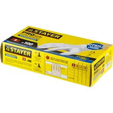 Перчатки экстратонкие STAYER S, нитриловые экстратонкие, 100 шт., 11203-S